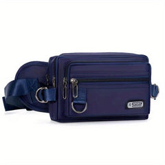 Men's Layer Waist Bag Multifunctional Chest Bag for Outdoor Sports