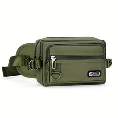 Men's Layer Waist Bag Multifunctional Chest Bag for Outdoor Sports