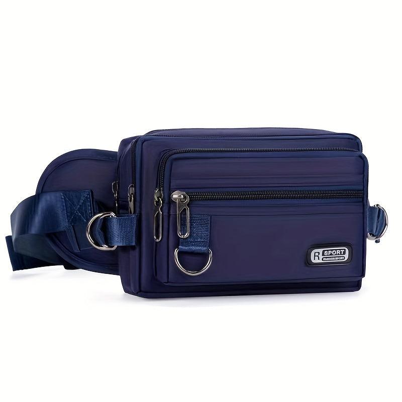 Men's Layer Waist Bag Multifunctional Chest Bag for Outdoor Sports