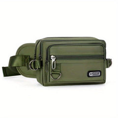 Men's Layer Waist Bag Multifunctional Chest Bag for Outdoor Sports