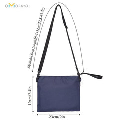 OMOUBOI Solid Crossbody Bag with Adjustable Strap