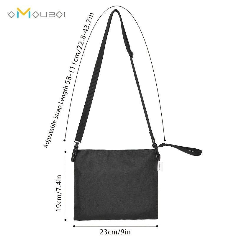 OMOUBOI Solid Crossbody Bag with Adjustable Strap