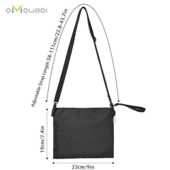 OMOUBOI Solid Crossbody Bag with Adjustable Strap