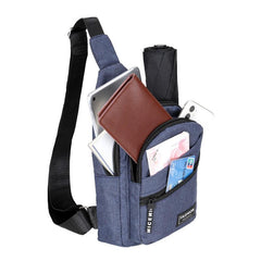 Waterproof Oxford Cloth Men's Chest Bag Sports Outdoor Casual Chest Bag