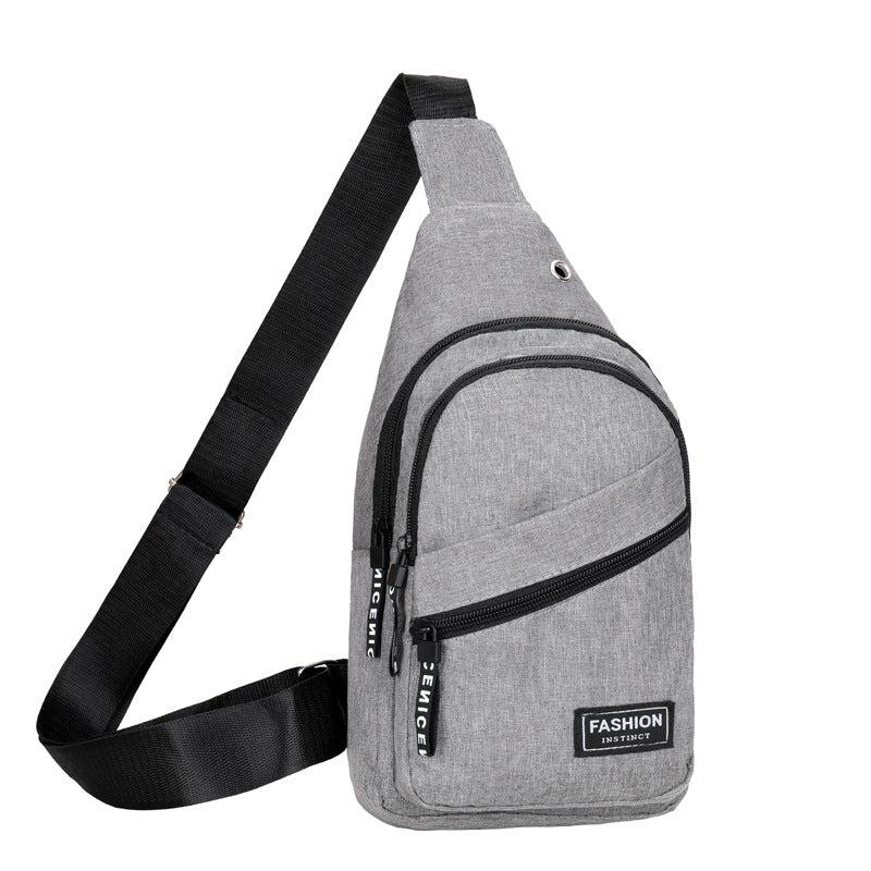 Waterproof Oxford Cloth Men's Chest Bag Sports Outdoor Casual Chest Bag