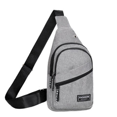 Waterproof Oxford Cloth Men's Chest Bag Sports Outdoor Casual Chest Bag