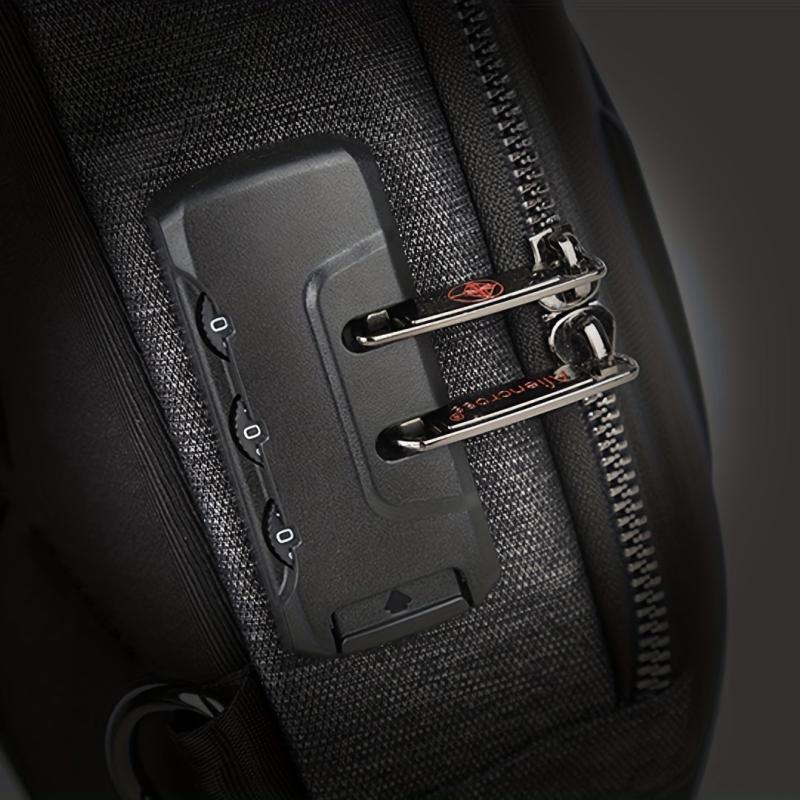Spider Pattern Messenger Bag with USB Charging Port