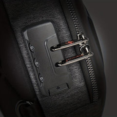 Spider Pattern Messenger Bag with USB Charging Port