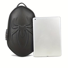 Spider Pattern Messenger Bag with USB Charging Port