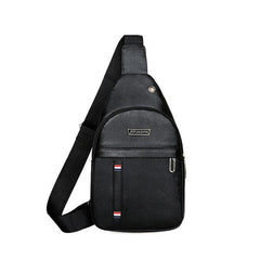 Men's Crossbody Bag with Earphone Hole for Outdoor Sports