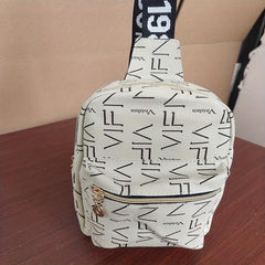 Casual Print Waist Bag Large Capacity Chest Bag