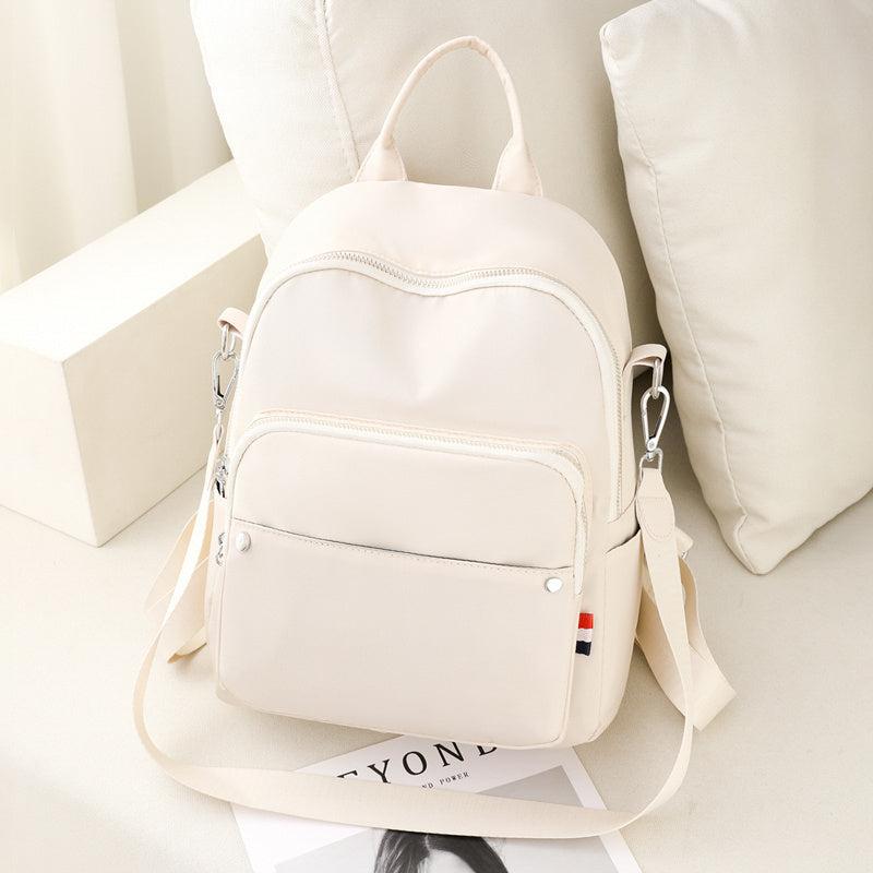 Casual Nylon Zipper Backpack Purse Stylish Shoulder Bag
