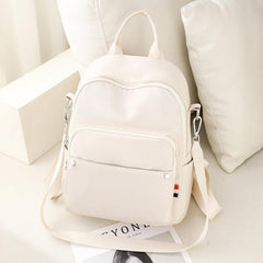 Casual Nylon Zipper Backpack Purse Stylish Shoulder Bag