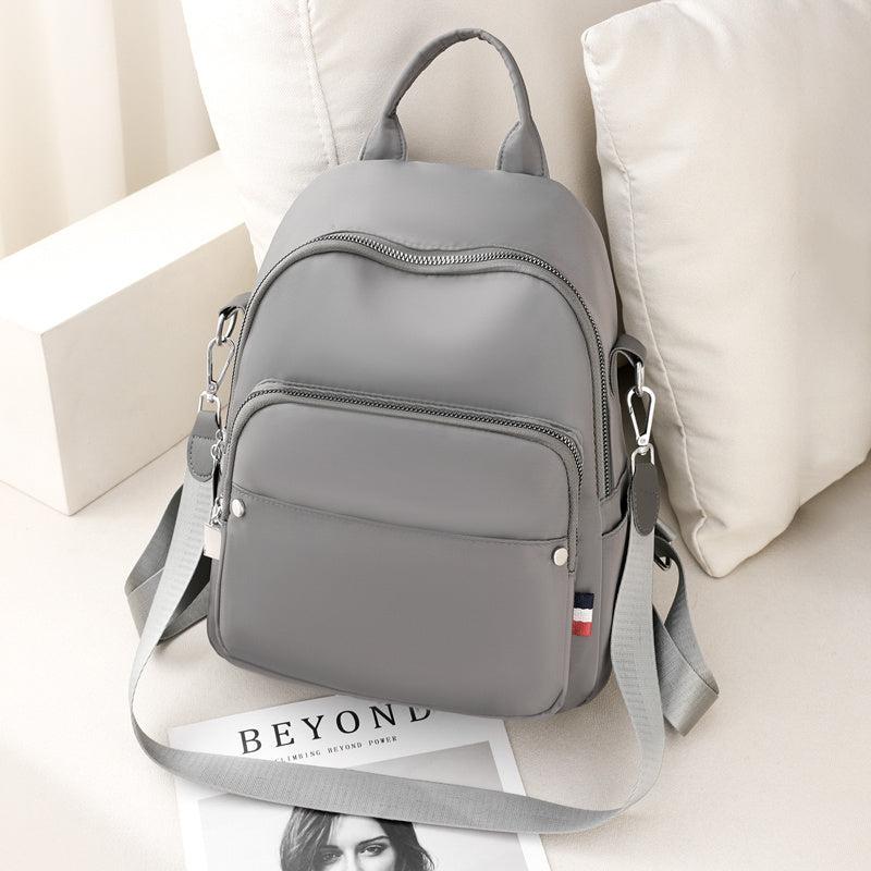 Casual Nylon Zipper Backpack Purse Stylish Shoulder Bag