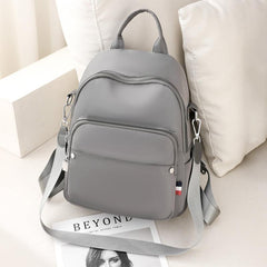 Casual Nylon Zipper Backpack Purse Stylish Shoulder Bag