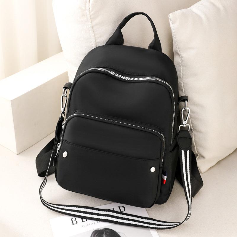 Casual Nylon Zipper Backpack Purse Stylish Shoulder Bag