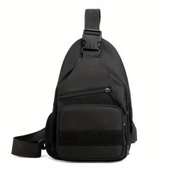 Men's Tactical Chest Bag Crossbody Travel Cycling Mountaineering Phone Bag