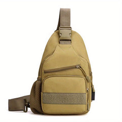 Men's Tactical Chest Bag Crossbody Travel Cycling Mountaineering Phone Bag