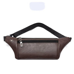 Men's Waist Bag Casual Chest Bag With Earphone Hole