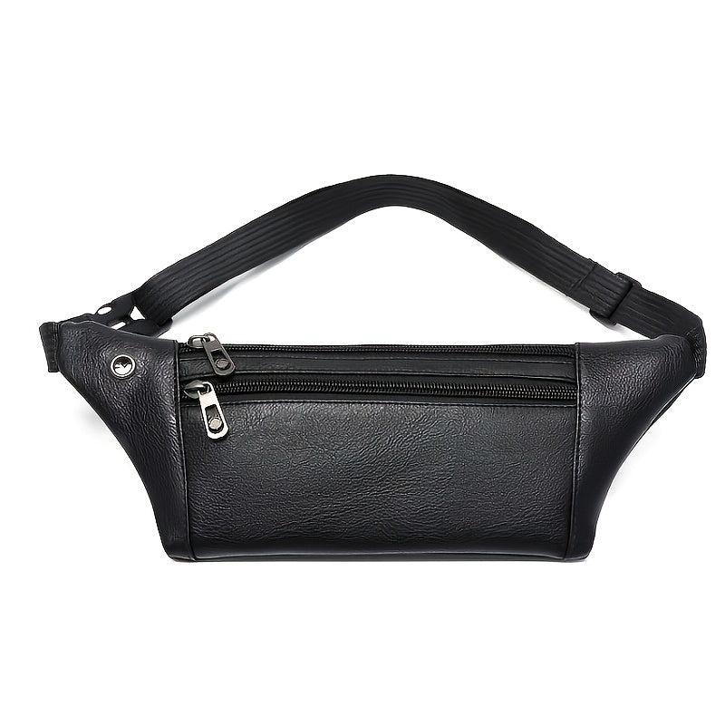 Men's Waist Bag Casual Chest Bag With Earphone Hole