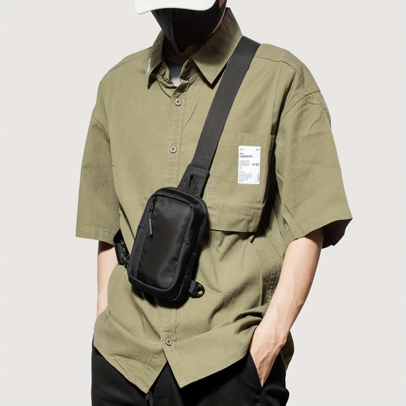 Men's Casual Shoulder Crossbody Bag Lightweight Chest Bag