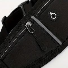 Sports Canvas Belt Bag Glow In The Dark Waist Bag Outdoor Sports Fanny Bag