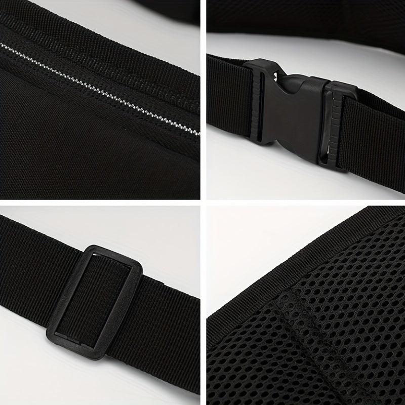 Sports Canvas Belt Bag Glow In The Dark Waist Bag Outdoor Sports Fanny Bag