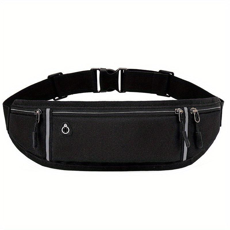 Sports Canvas Belt Bag Glow In The Dark Waist Bag Outdoor Sports Fanny Bag