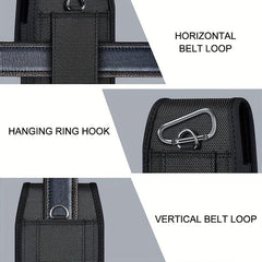 Nylon Cell Phone Pouch Belt Bag for Cards & Money