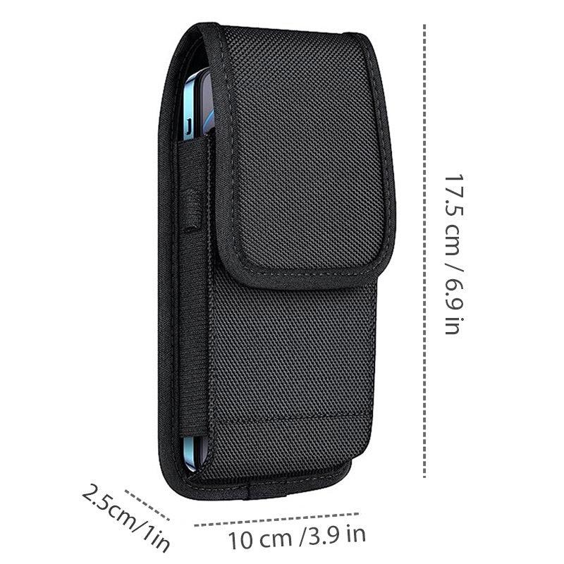 Nylon Cell Phone Pouch Belt Bag for Cards & Money