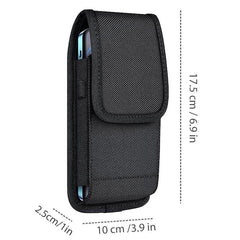 Nylon Cell Phone Pouch Belt Bag for Cards & Money