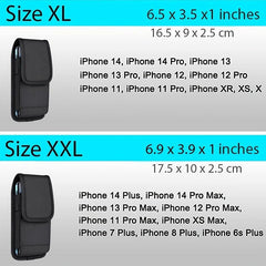 Nylon Cell Phone Pouch Belt Bag for Cards & Money