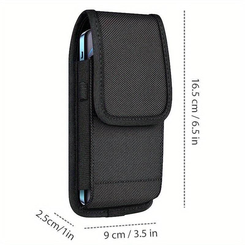 Nylon Cell Phone Pouch Belt Bag for Cards & Money