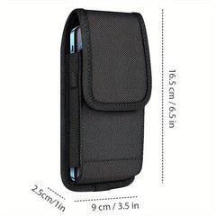Nylon Cell Phone Pouch Belt Bag for Cards & Money