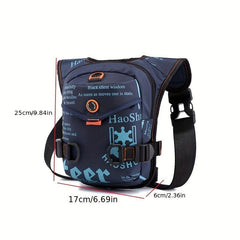 Outdoor Sports Waist Bag Nylon Leg Bag for Motorcycle Bicycle Hiking
