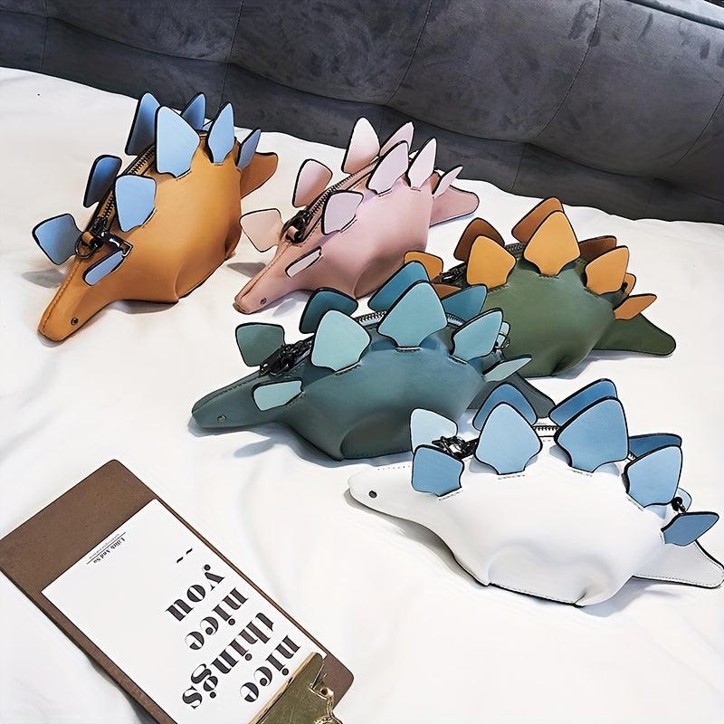 Cartoon Dinosaur Messenger Bag, Men's Women's Shoulder Bag