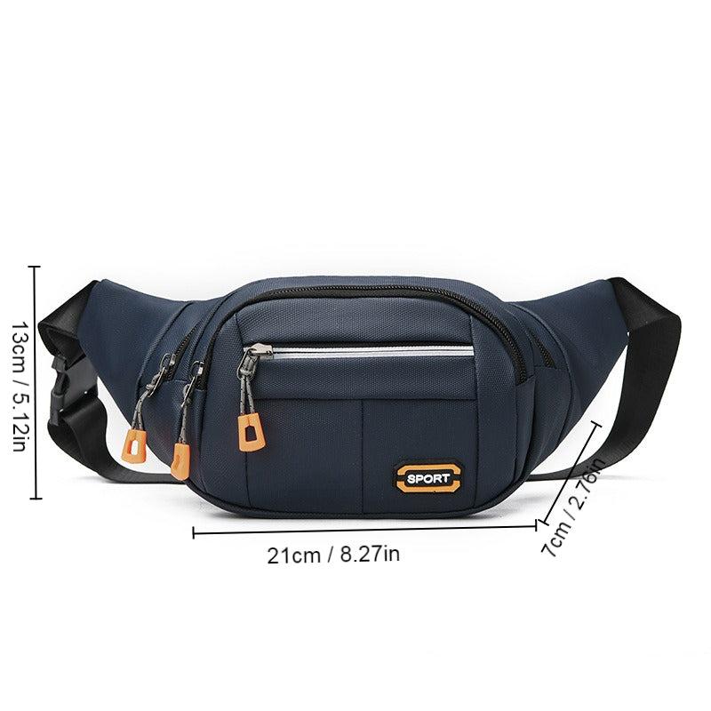 Men's Multifunctional Waist Bag Fanny Pack Phone Bag for Outdoor Running