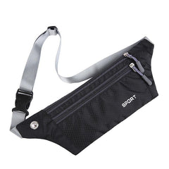 Plaid Sports Running Waist Bag Close-fitting Phone Waist Bag