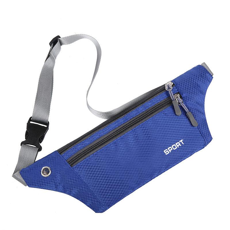 Plaid Sports Running Waist Bag Close-fitting Phone Waist Bag