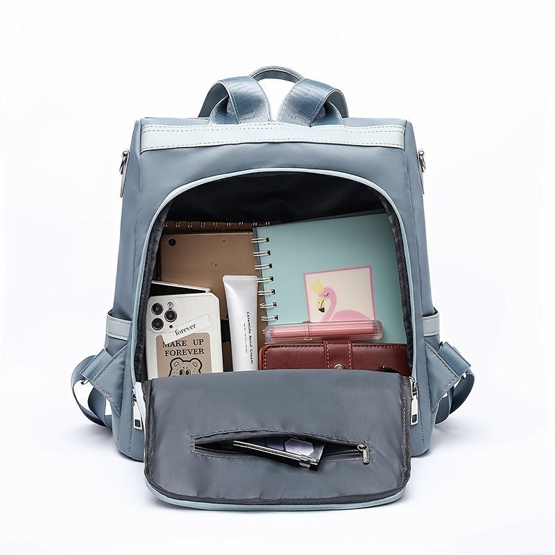 Anti Theft Backpack Purse Shoulder Bag Women's Canvas Travel Bookbag
