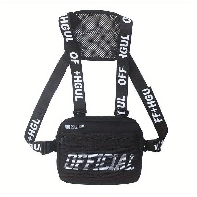 Men's Casual Chest Bag Outdoor Sports Running Crossbody Bag