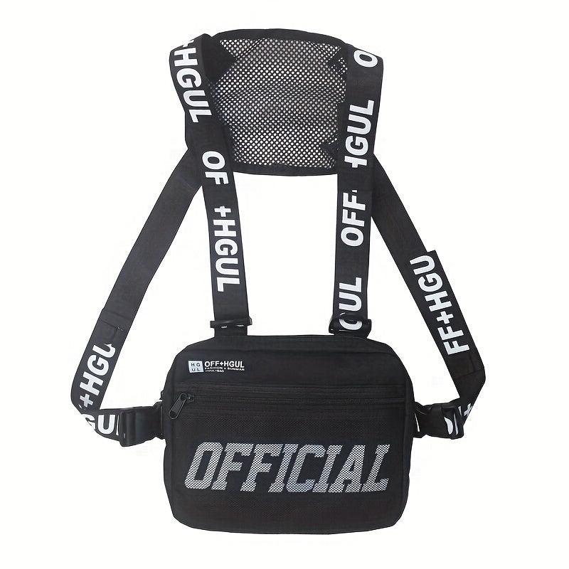 Men's Casual Chest Bag Outdoor Sports Running Crossbody Bag