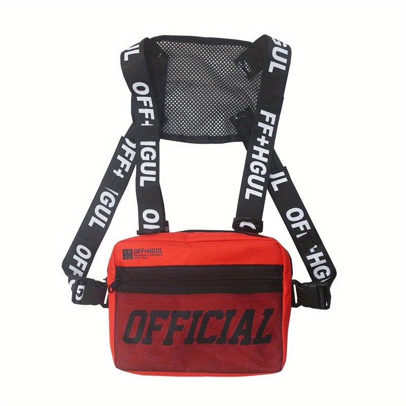 Men's Casual Chest Bag Outdoor Sports Running Crossbody Bag