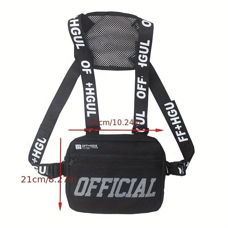 Men's Casual Chest Bag Outdoor Sports Running Crossbody Bag