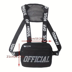 Men's Casual Chest Bag Outdoor Sports Running Crossbody Bag