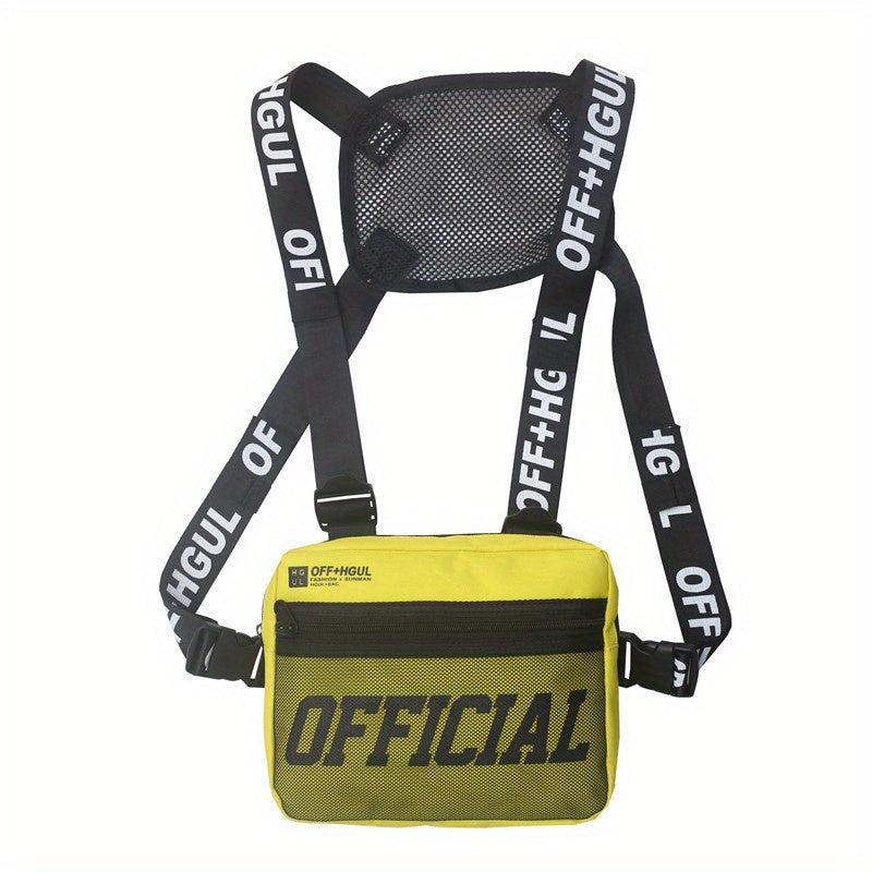 Men's Casual Chest Bag Outdoor Sports Running Crossbody Bag