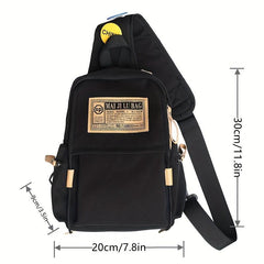 Men's Chest Bag Cargo Messenger Backpack Shoulder Bag