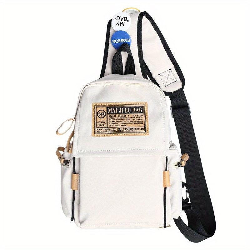 Men's Chest Bag Cargo Messenger Backpack Shoulder Bag
