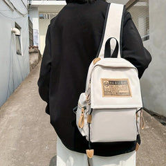 Men's Chest Bag Cargo Messenger Backpack Shoulder Bag