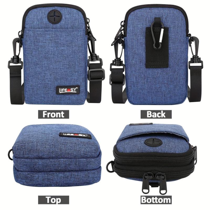 Waterproof Crossbody Bag Cell Phone Pouch Men's Belt Bag Wallet